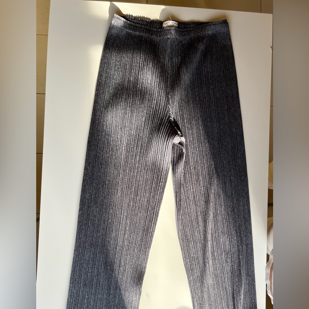 Issey Miyake pleats please Gray Straight Leg Pants